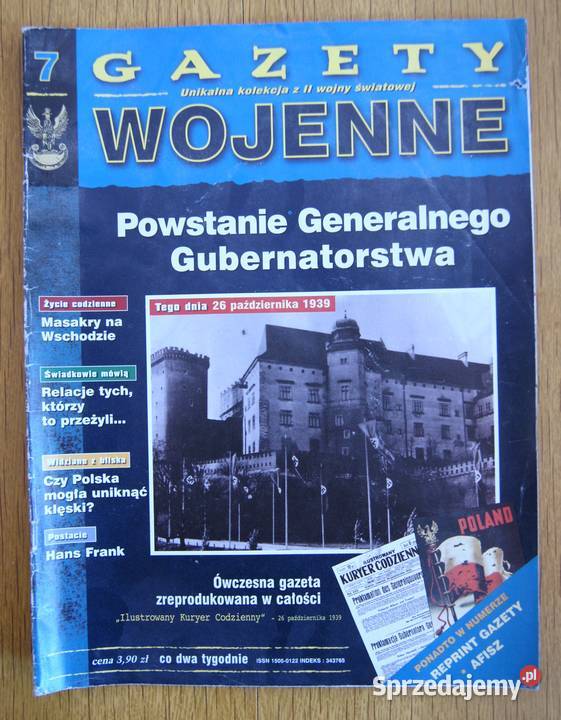 Gazety Wojenne 7 Powstanie Generalnego Rok wydania 1998 Czasopisma lubelskie