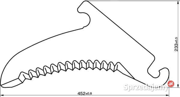 Nóż do przyczepy samozbierającej pasuje do Claas Kamionna