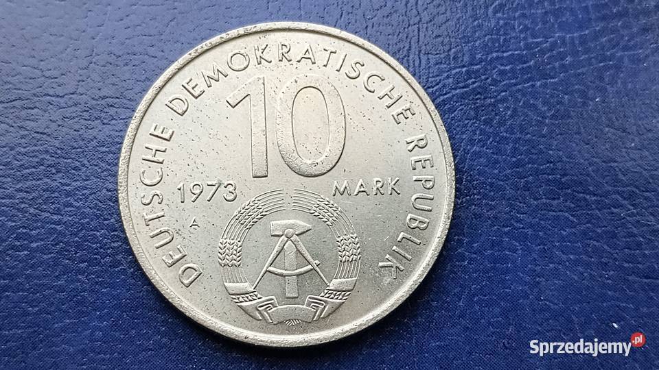 Stare monety 10 marek 1973 Niemcy Lesko