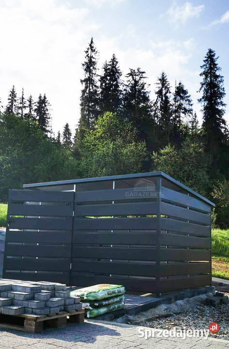WIATA ŚMIETNIKOWA SPAD TYŁ 25X15M ANTRACYT Łapanów