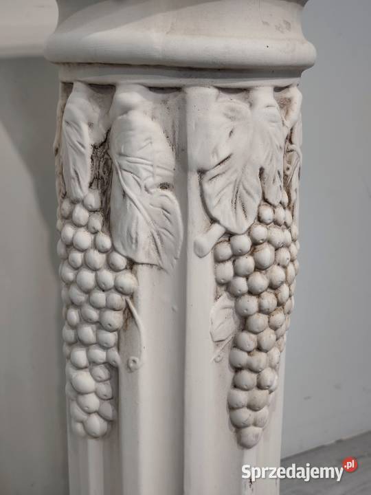 Stylowy Ceramiczny Postument Kolumna Kwiatowa Poddębice