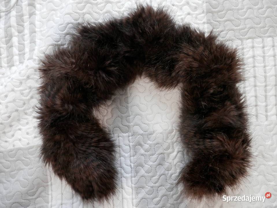 Szal Futrzany Etola Sztuczne Futerko Kołnierz Łomża