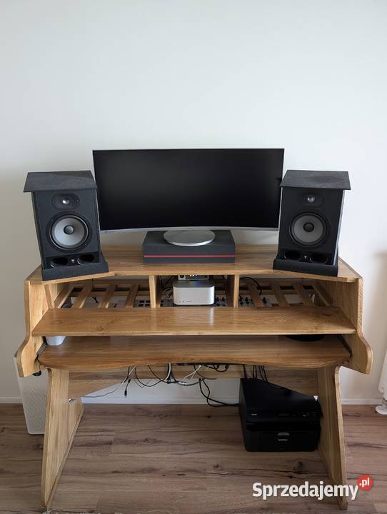 Dębowe biurko studyjne Okazyjna 139cm dolnośląskie sprzedam