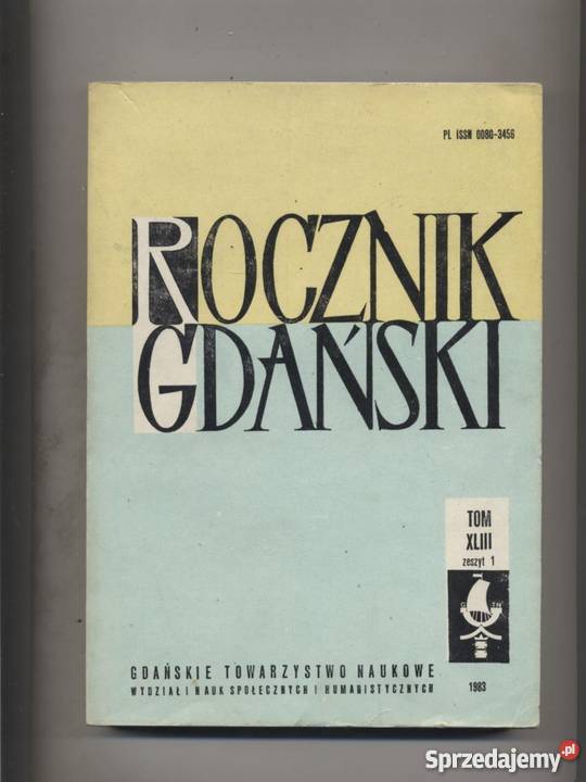 Rocznik Gdański TXLIII z1 Pozostałe Szczecin