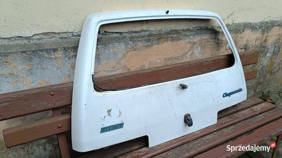Tylna klapa Fiat Cinquecento Przemyśl