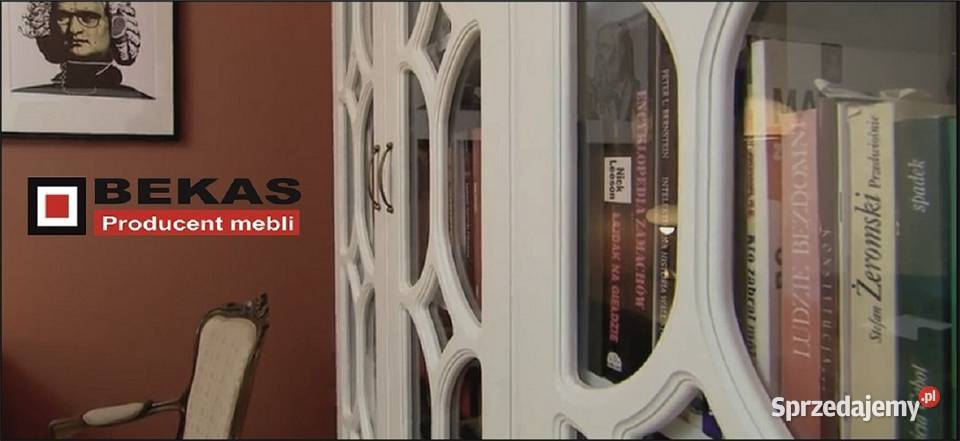 Stylowa Biblioteczka 180 Caro Biała Italia 180cm łódzkie Łódź