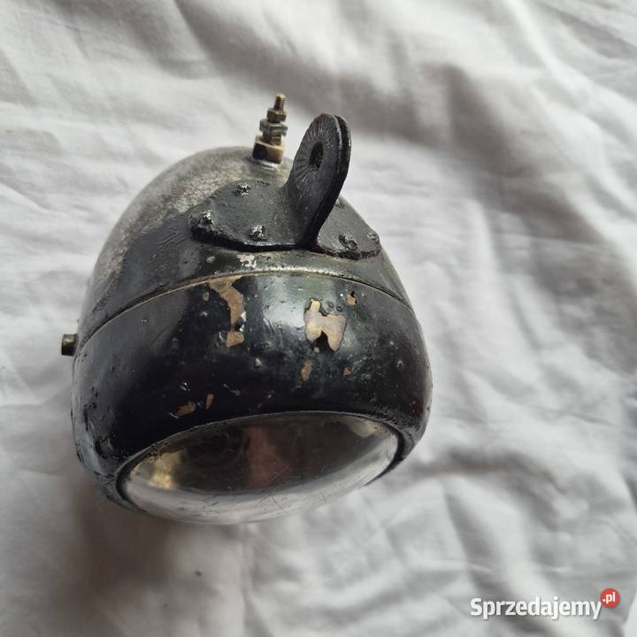 Stara lampa rowerowa przedwojenna zabytek Brzesko