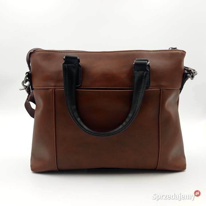 Teczka aktówka torba biznesowa skórzana na ramie Na ramię  Torby i torebki śląskie Zawiercie