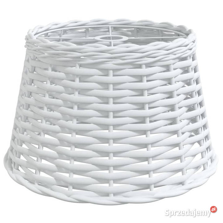 Klosz lampy wiszącej biały 38x23 wiklina Warszawa sprzedam