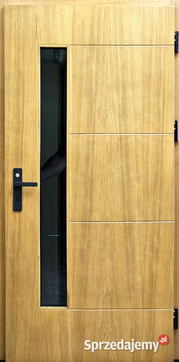 Drzwi DŁUGOSZ zewnętrzne nowoczesne drewniane Sieradz