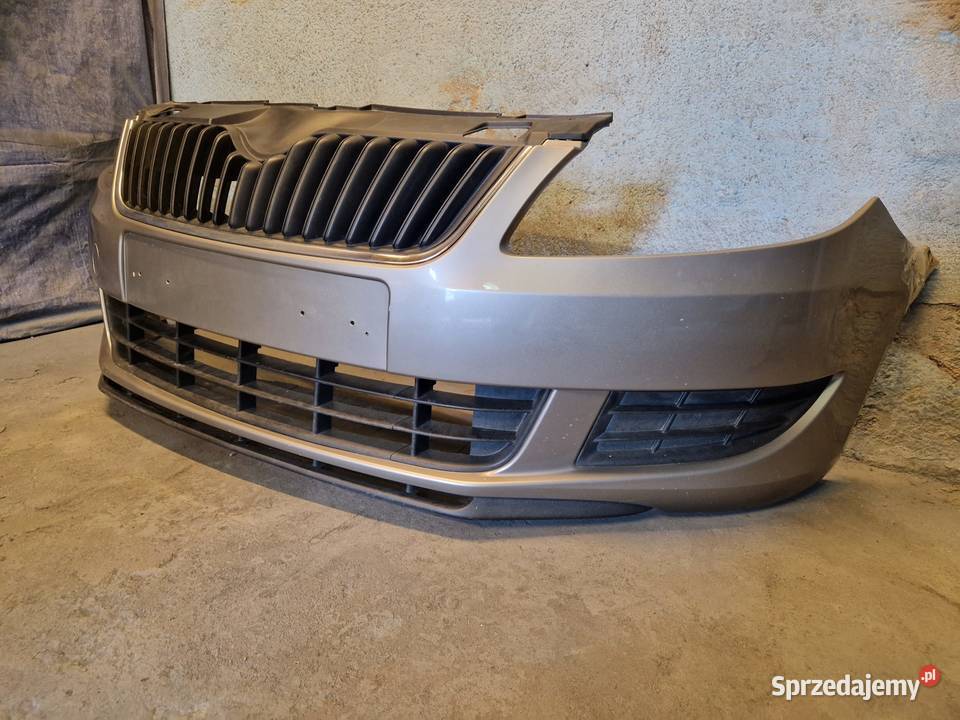 Zderzak przedni Skoda Fabia 2 lift LF8H ładny wielkopolskie Kwilcz