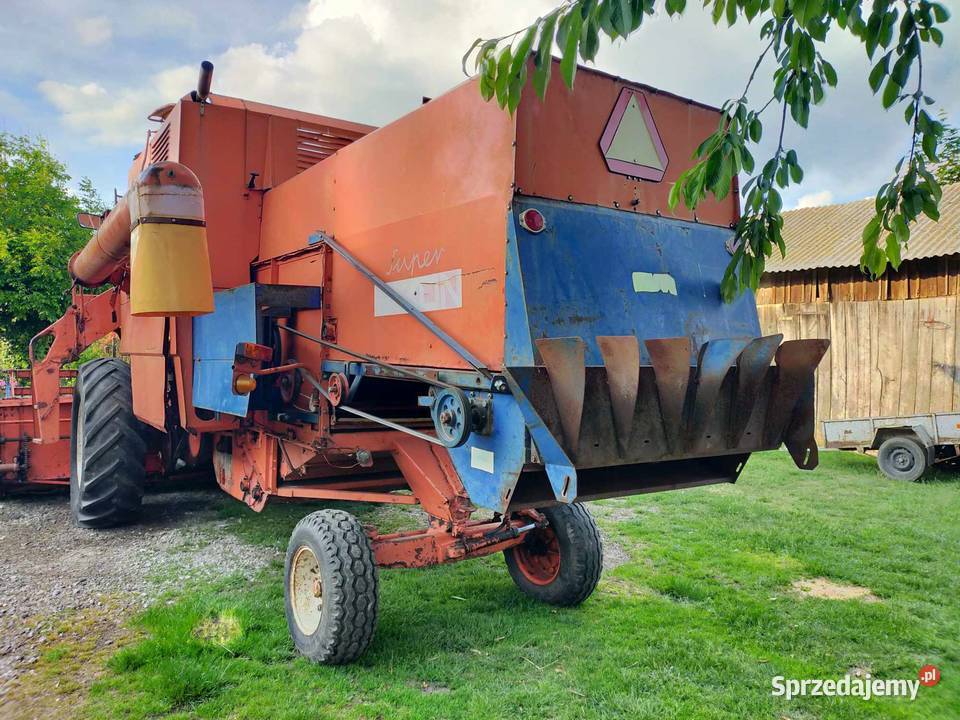 Kombajn Bizon zo56 w oryginale ze ścnaczem słomy Dębowiec Wielki