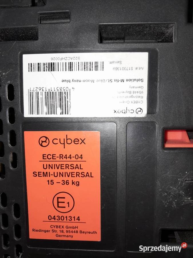 CYBEX Solution MFix SL 1536 ISOFIX fotelik Wrocław