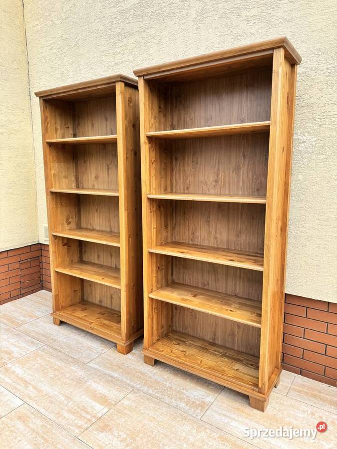 Regał na książki biblioteczka szafa sosnowa mazowieckie Sulbiny