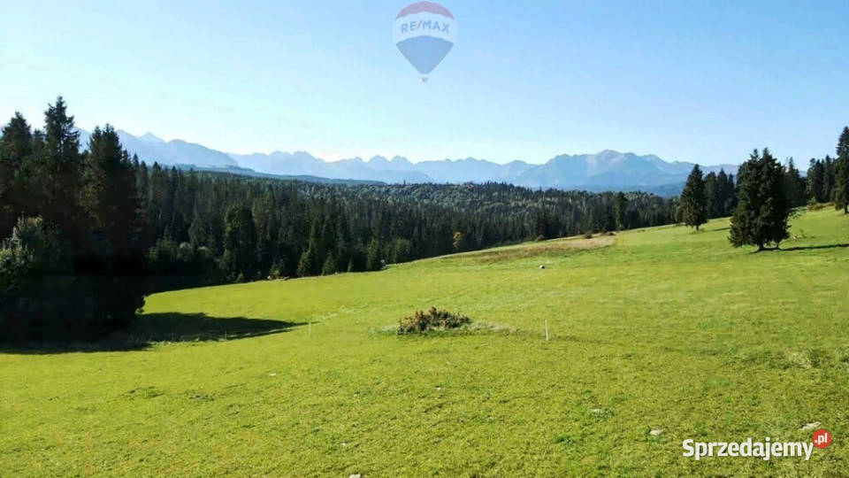 DZIAŁKA W RZEPISKACH Z WIDOKIEM NA TATRY Rzepiska