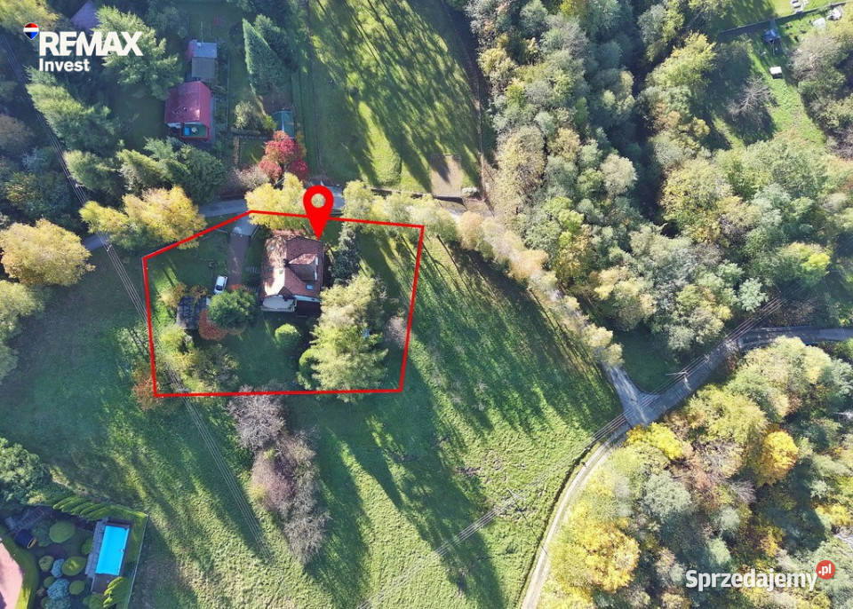 Dom wolnostojący w otoczeniu lasu Targanice