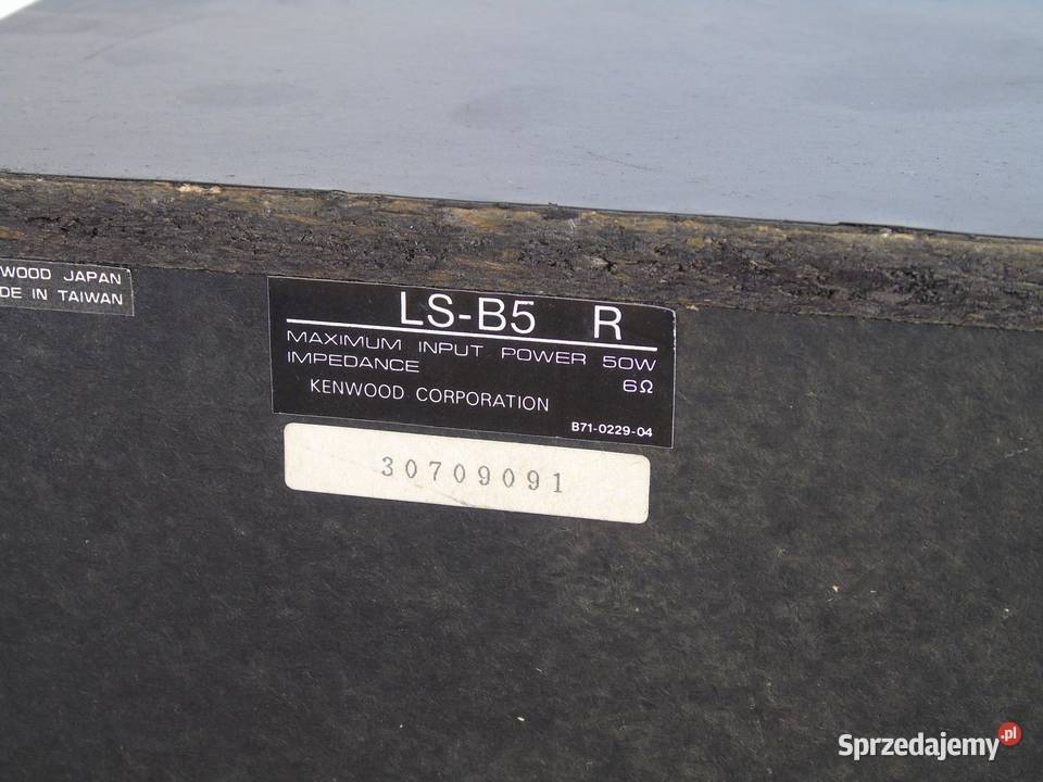 Kolumny Kenwood sprawne 2x 50 wat 6 ohm świetne Audio Jasło