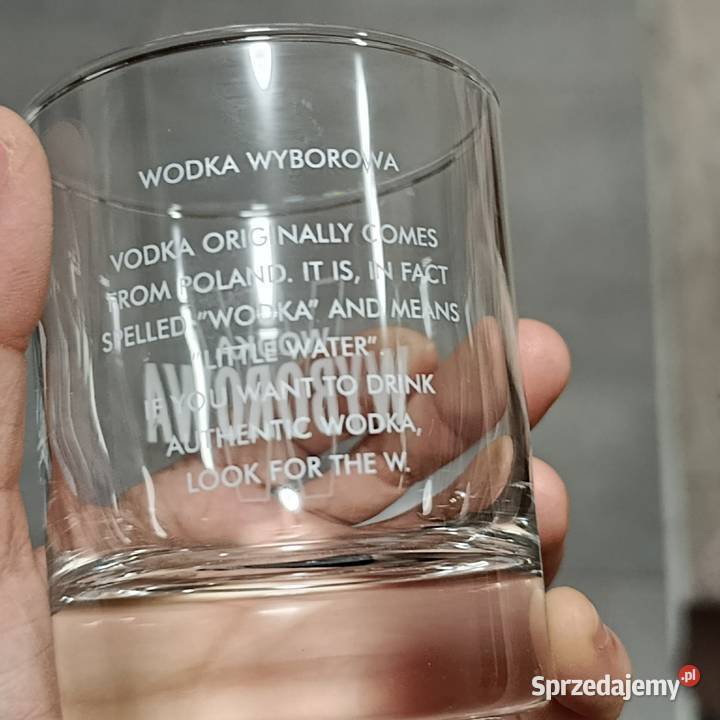 Wodka Wyborowa Szklanki Kolekcjonerskie Poznań