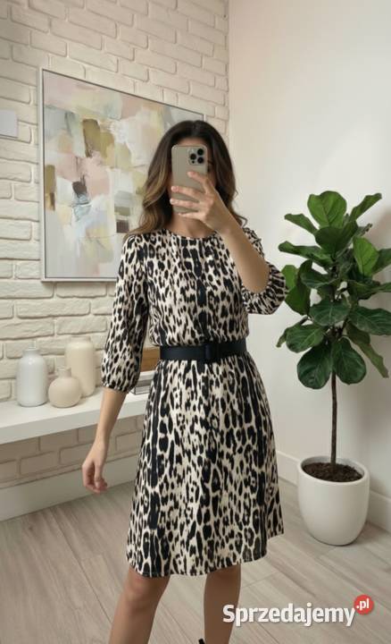 Sukienka Co Woman wzór zwierzęcy r S Bytom