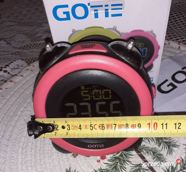 Podświetlany budzik Gotie EU NEON śląskie Sosnowiec