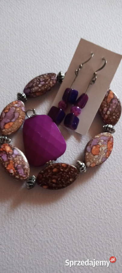 Zestawy biżuterii Mega wyprzedaż zestawy już 8 Kolczyki Błażowa