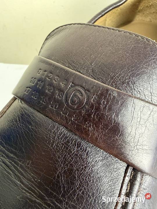 MokasynyLoafersy Maison Margiela MM6 Penny Strap pomorskie Gdańsk