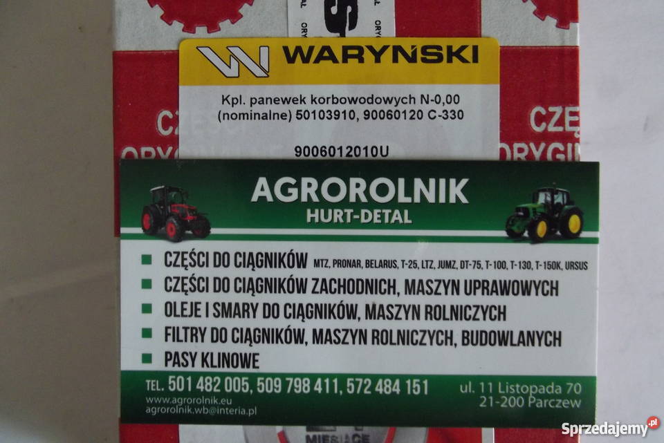 Komplet panewek głównych N000 nominalne URSUS C