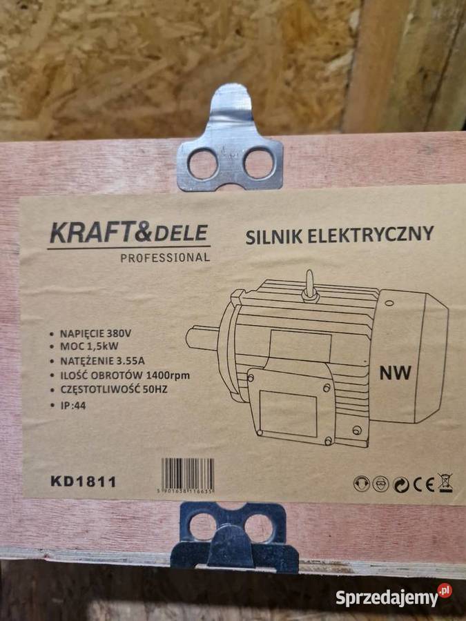 SILNIK ELEKTRYCZNY 3 FAZOWY 1500W 380V 1400RPM wielkopolskie Głogowa sprzedam