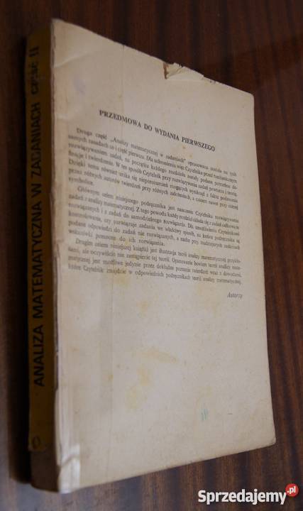 Analiza matematyczna w zadaniach 1974 Parczew