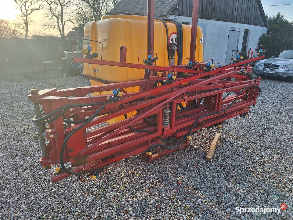 Opryskiwacz 800l 18m pompa włoska lance