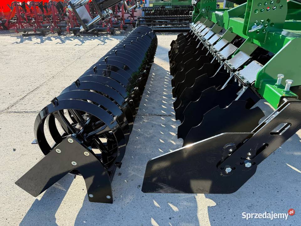 2 Brona talerzowa MetalTechnik 30m wał daszkowy nieuszkodzony Wołów