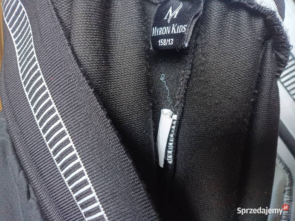 Szerokie czarne spodnie dresowe Myron Kids 158 Pozostałe Zbylitowska Góra