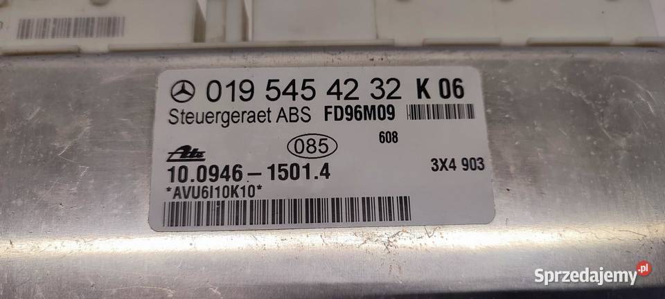 MERCEDES W202 STEROWNIK ABS 0195454232 sprzedam