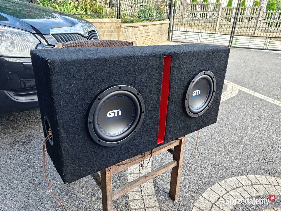 Skrzynia tuba basowa bassowa subwoofer dual 2x Głośniki Głośniki śląskie Niegowonice