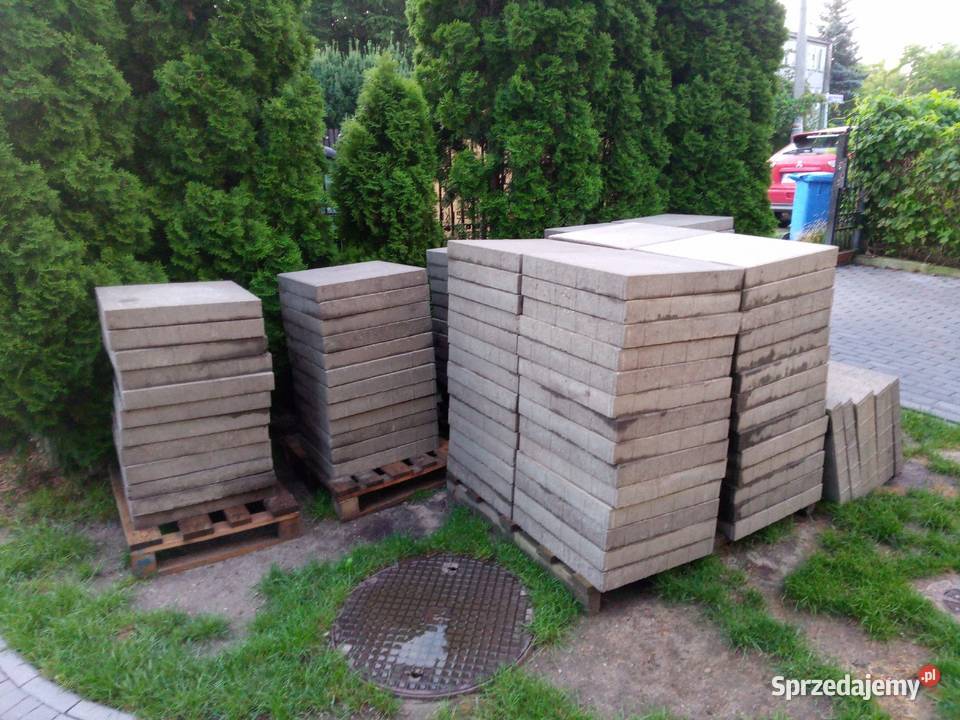 Płyta chodnikowa 50x50x7 ilość 134 Materiały budowlane Piastów sprzedam