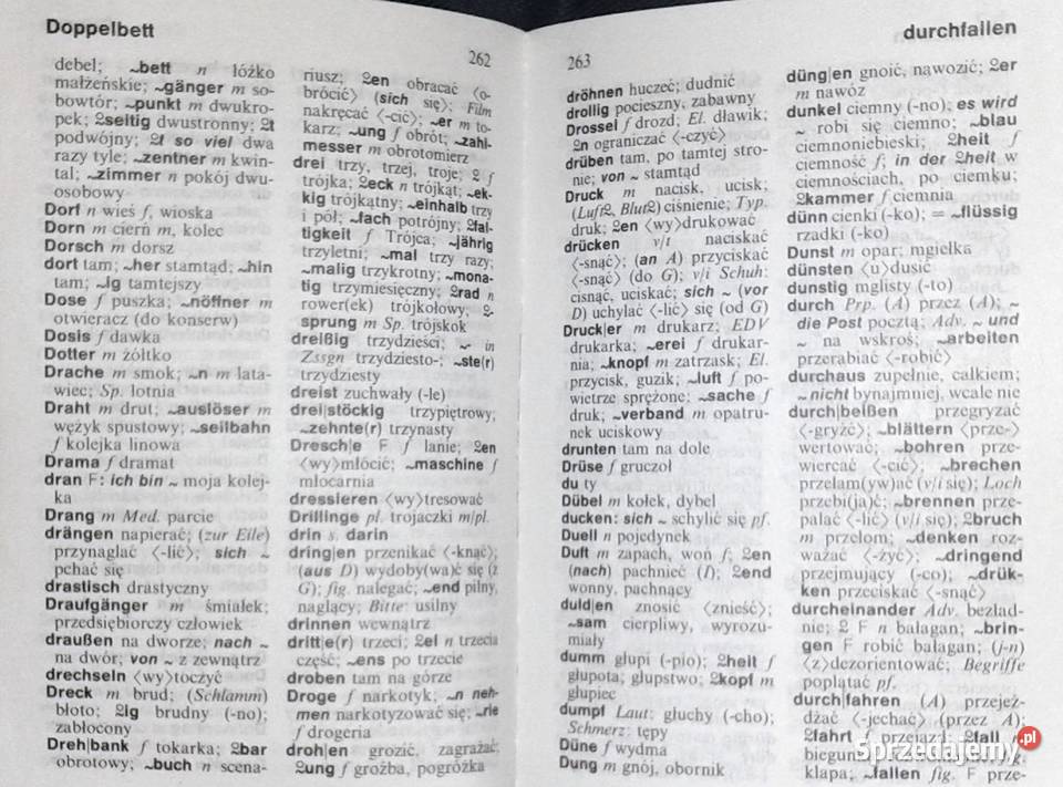 Słownik polskoniemiecki niemieckopolski Chełm