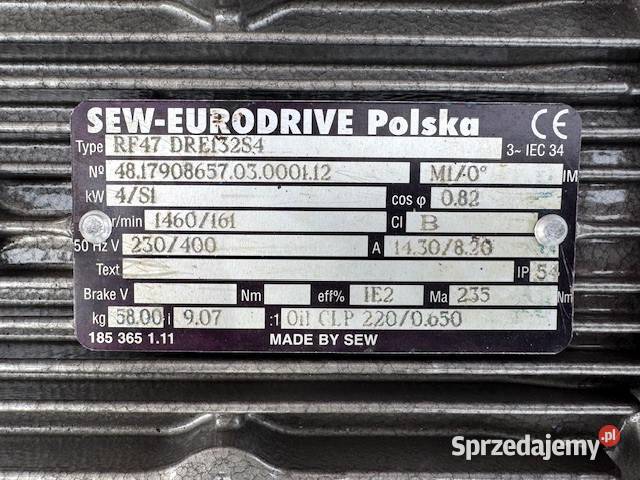 Pompa śrubowa ślimakowa spożywcza TOFAMA 50 Błonie