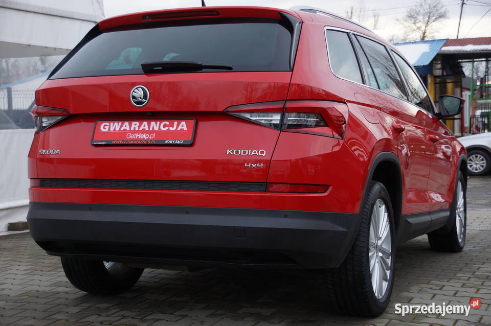 Skoda Kodiaq 20 TDI CR 190 4x4 7osób Webasto LED immobilizer małopolskie Nowy Sącz