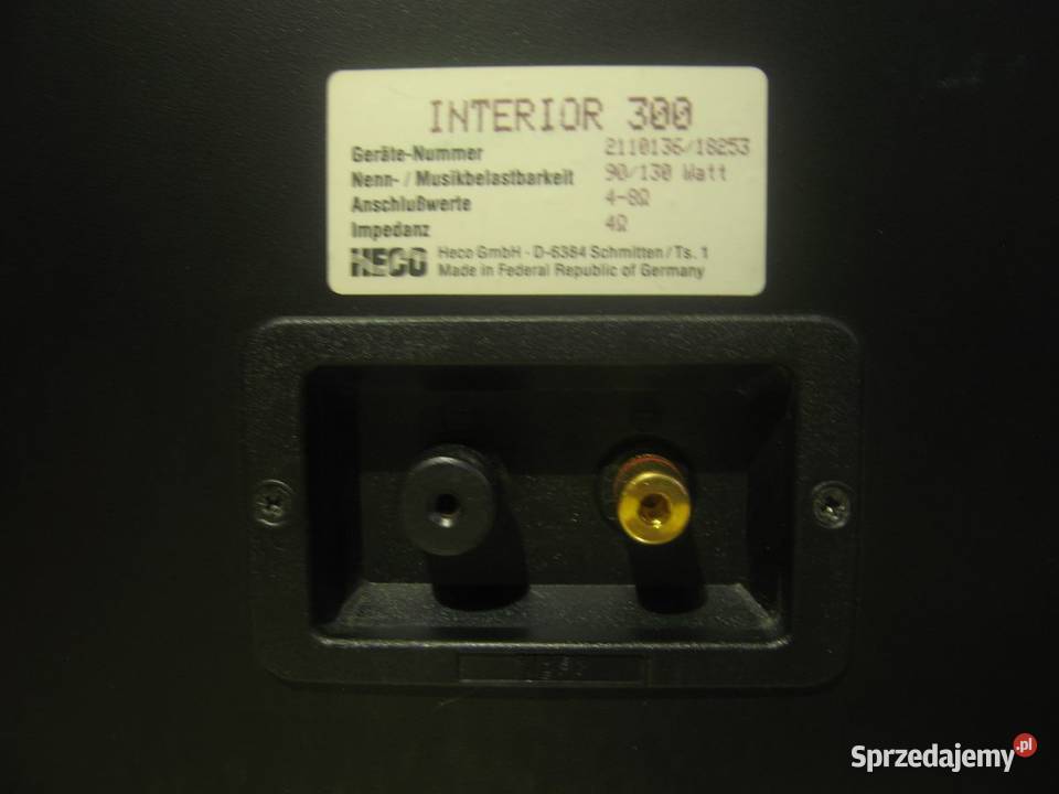 Heco Interior 300 Świetne kolumny podłogowe