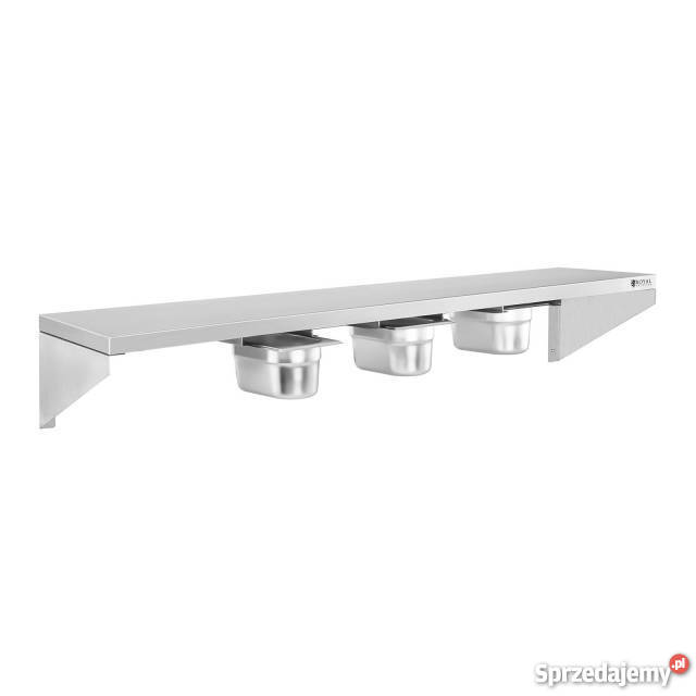 Pólka ze stali nierdzewnej 5 x GN19