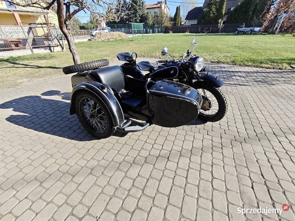 Motocykl M72 z koszem Dniepr K750 Ural Białystok