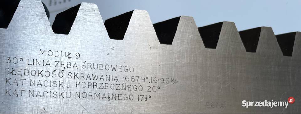Nóż zębatkowy skośny Maaga M9 Czarnożyły