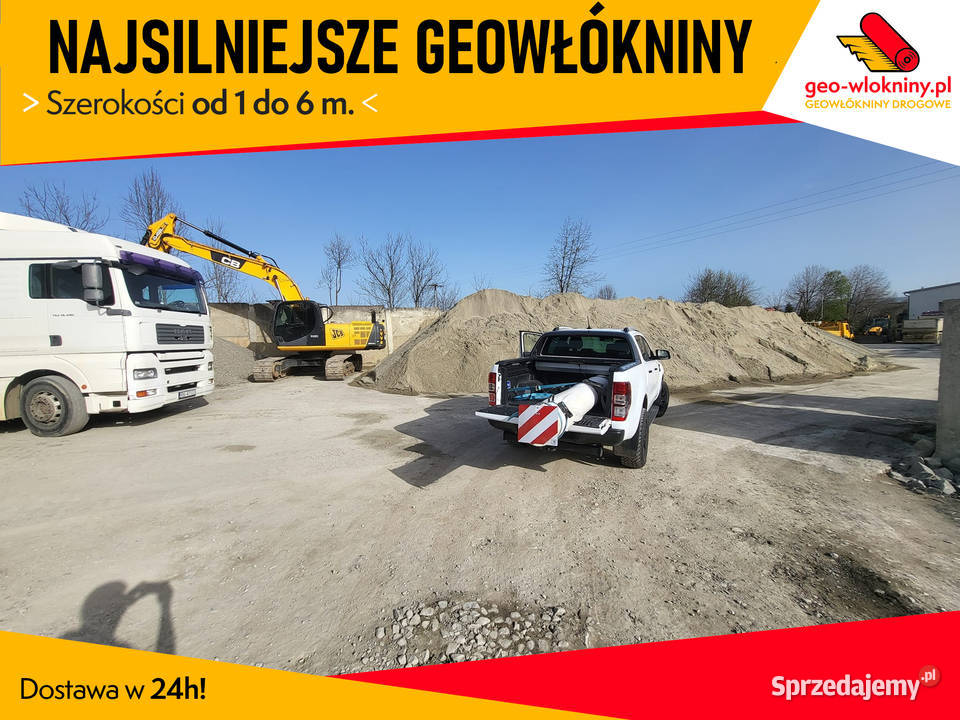Geowłóknina Drogowa Polipropylen homologowany Rzeszów