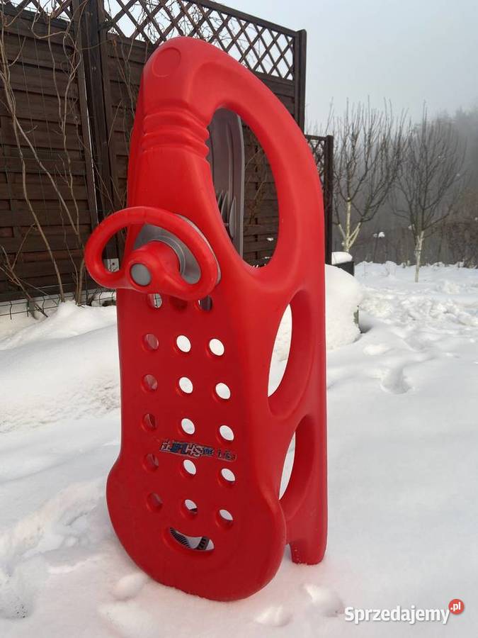 SANKI PLASTIKOWE Z KIEROWNICĄ NARTOSANKI Kasina Wielka