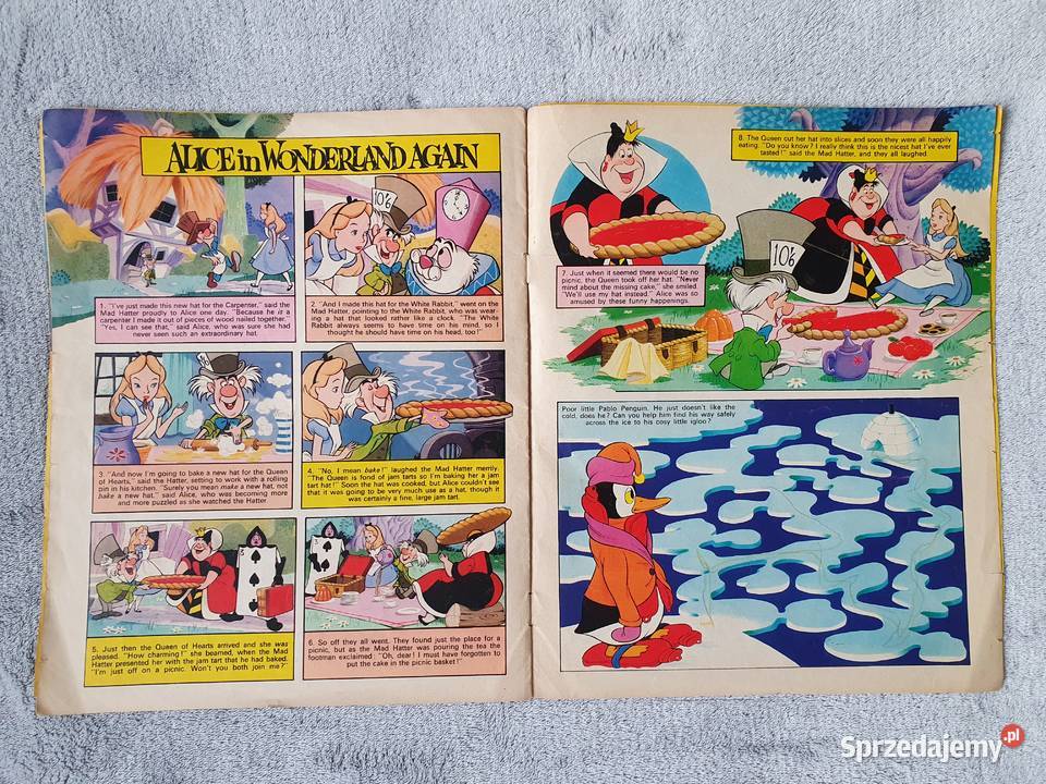 Disneyland komiks w jęz angielskim z 1973 roku Gdynia