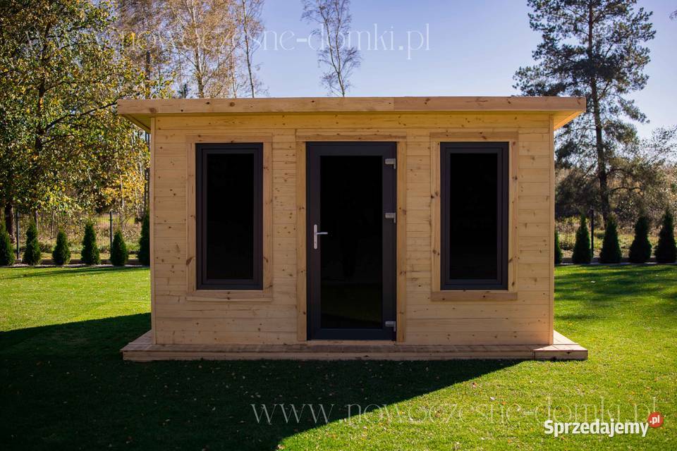 Drewniany domek na działkę ogród Lugo 2A 4m x 4m Łódź sprzedam