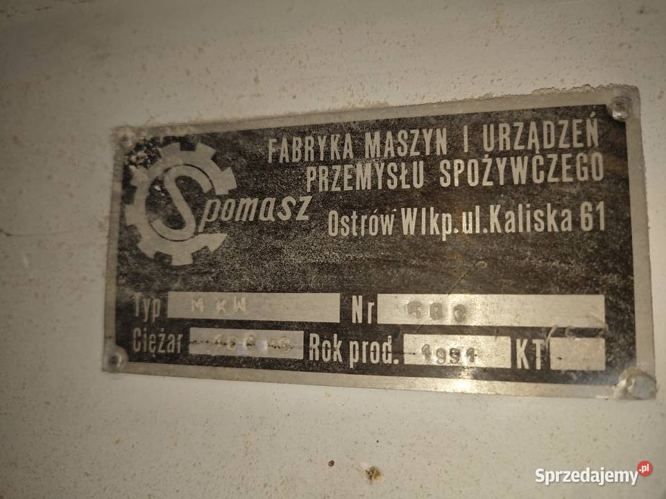 Linia do produkcji kaszy ekonos krajalnica Biznes i Przemysł łódzkie
