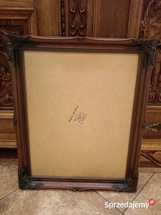Piękna drewniana ramka do obrazu lustra grafiki kujawsko-pomorskie Lipno sprzedam