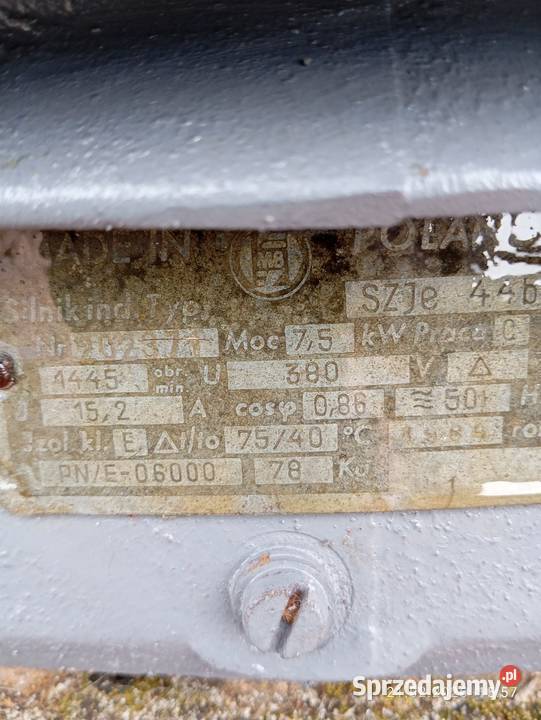 Silnik elektryczny 75 kw 1440 obr z wyłącznikiem