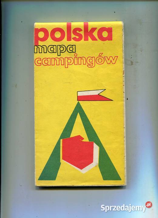 Polska mapa campingów miękka Szczecin